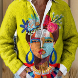 Portrait Art Cardigan