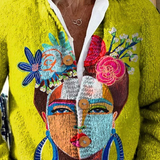 Portrait Art Cardigan
