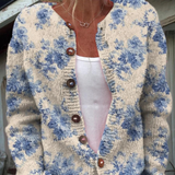 Floral Art Cardigan