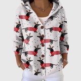 Bríd | Red & Black Dachshund Cardigan