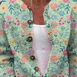 Floral Motif Cardigan