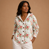 Muireann | Vintage Rose Hooded Cardigan
