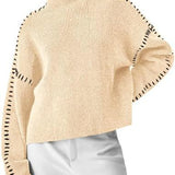 Nina | Ribbed High-Neck Sweater