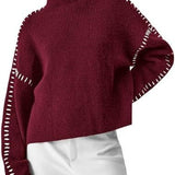 Nina | Ribbed High-Neck Sweater
