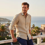The Zurich Vintage Long Sleeve Shirt for Men