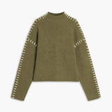 Nina | Ribbed High-Neck Sweater
