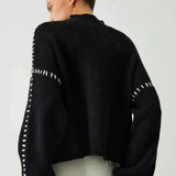Nina | Ribbed High-Neck Sweater