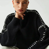 Nina | Ribbed High-Neck Sweater