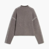 Nina | Ribbed High-Neck Sweater