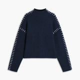 Nina | Ribbed High-Neck Sweater