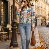Iona | Botanical Garden Zip Cardigan